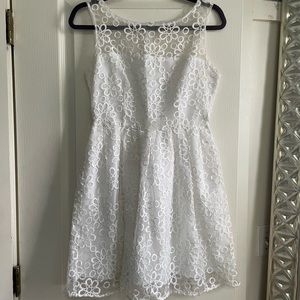 White BB Dakota floral dress